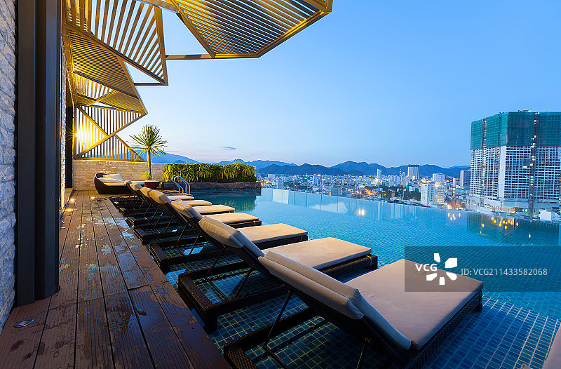 越南度假酒店风光图片素材