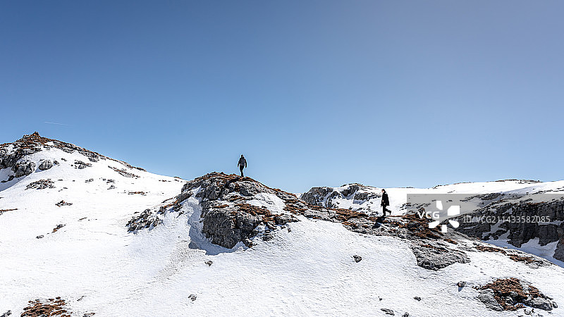 那黑卡石头城雪景图片素材