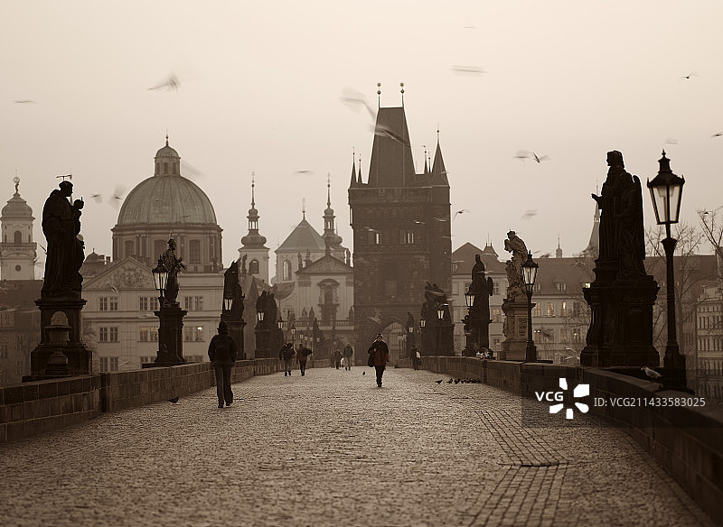 查理大桥风光图片素材