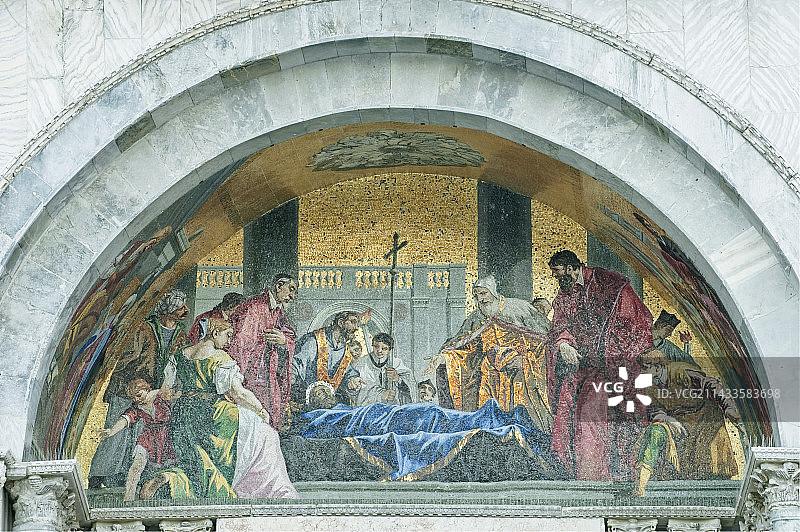 圣马可大教堂马赛克图片素材