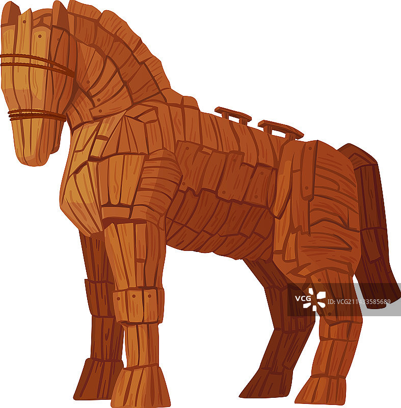 特洛伊木马雕像图片素材