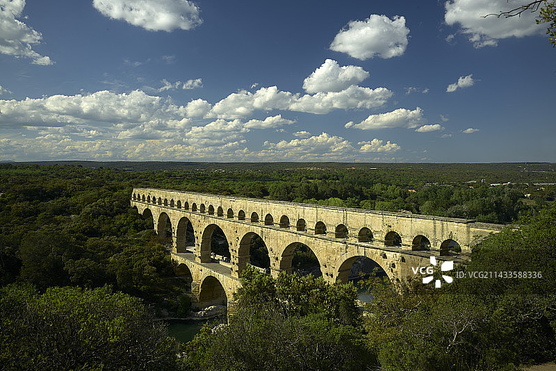 加尔桥罗马水道：世界遗产图片素材