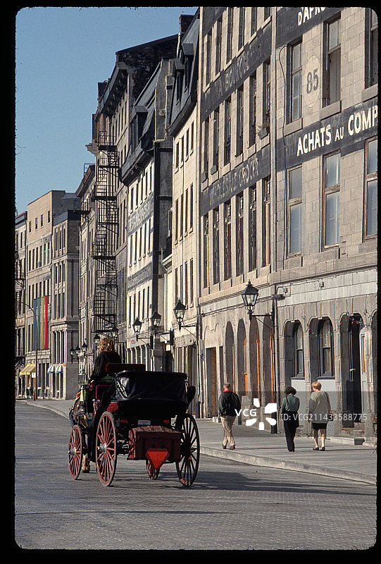 德拉科姆街上的马车图片素材