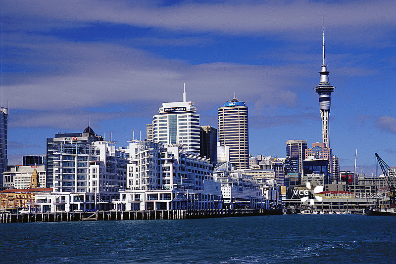 奥克兰城市天际线图片素材