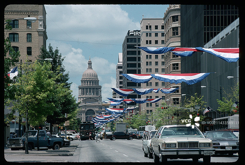 美国德克萨斯州奥斯汀国会大道图片素材