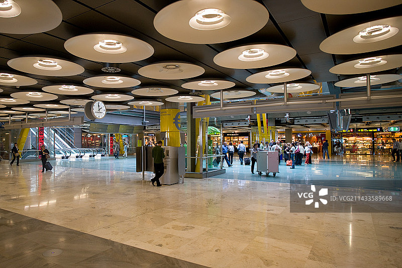 马德里巴拉哈斯国际机场4号航站楼图片素材