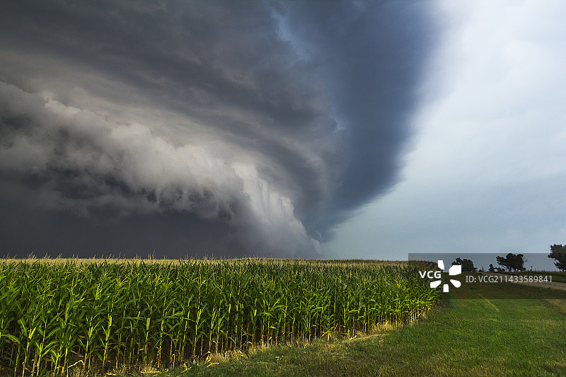 南达科他州弓形回波图片素材