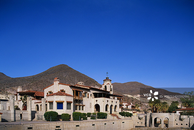 死亡谷斯科蒂城堡图片素材