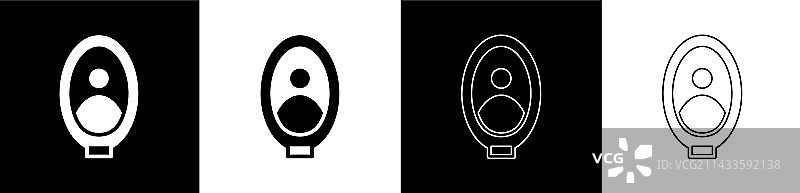 博物馆肖像画图标图片素材