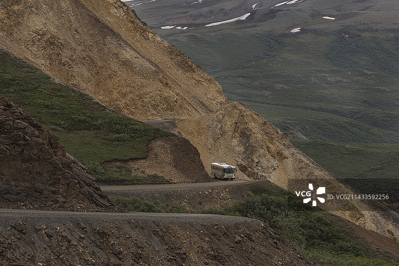 通往彩色山口的德纳里路线图片素材