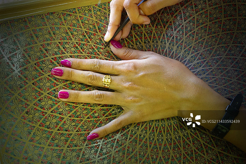 曼德勒艺术家图片素材