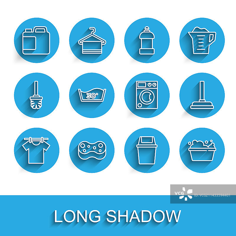 晾晒的衣服海绵瓶子图片素材