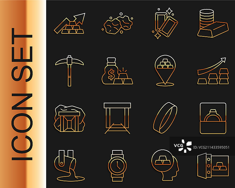 金条和钻石戒指确保财富安全图片素材