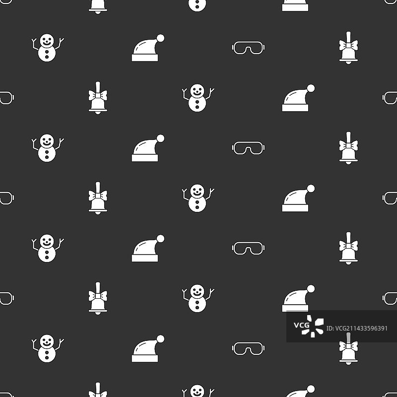 滑雪镜、圣诞快乐、响铃合集图片素材