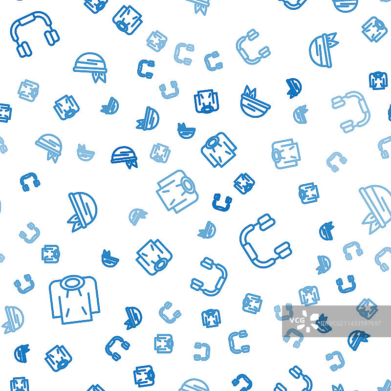 连帽衫耳机和头巾图片素材