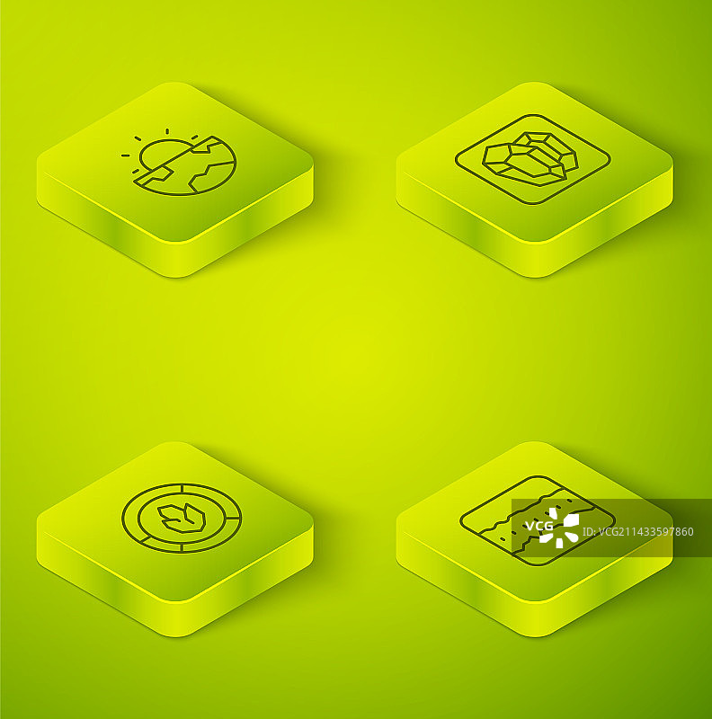 2.5D宝石土壤分析图片素材