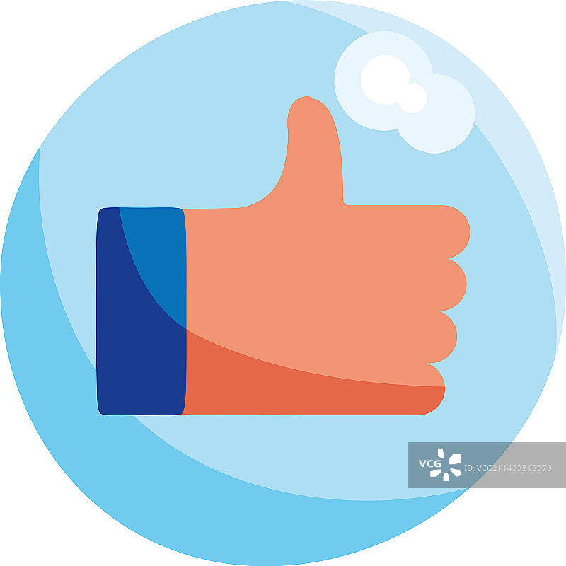 竖起大拇指的手势图片素材