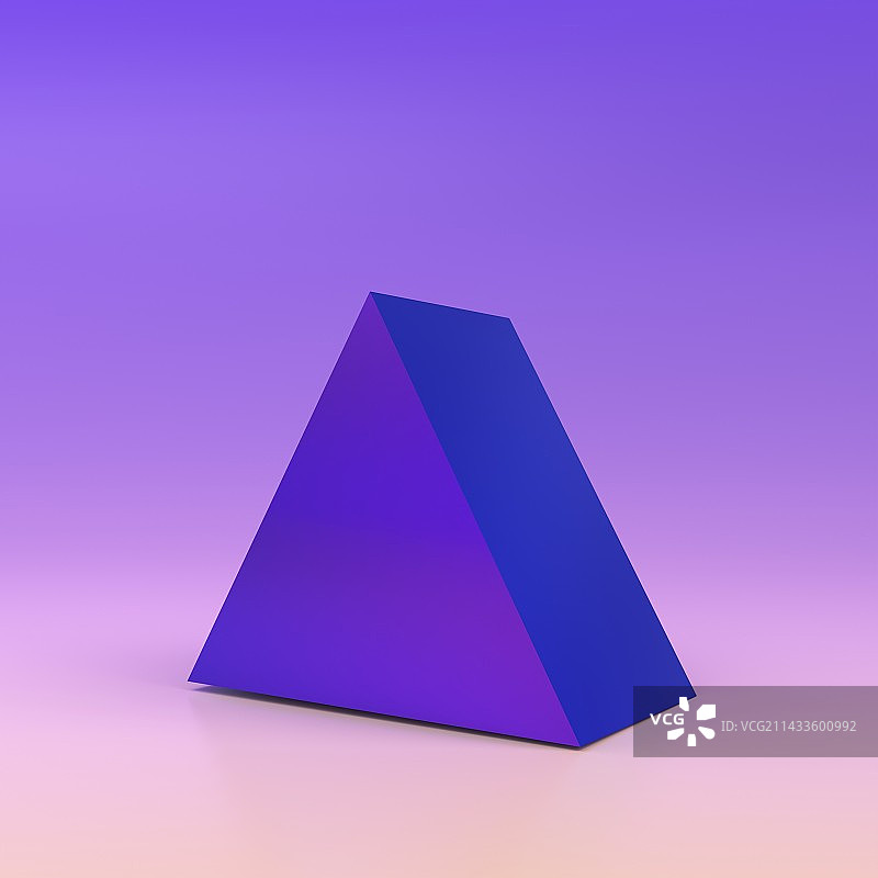 简约立体三角形装饰图片素材