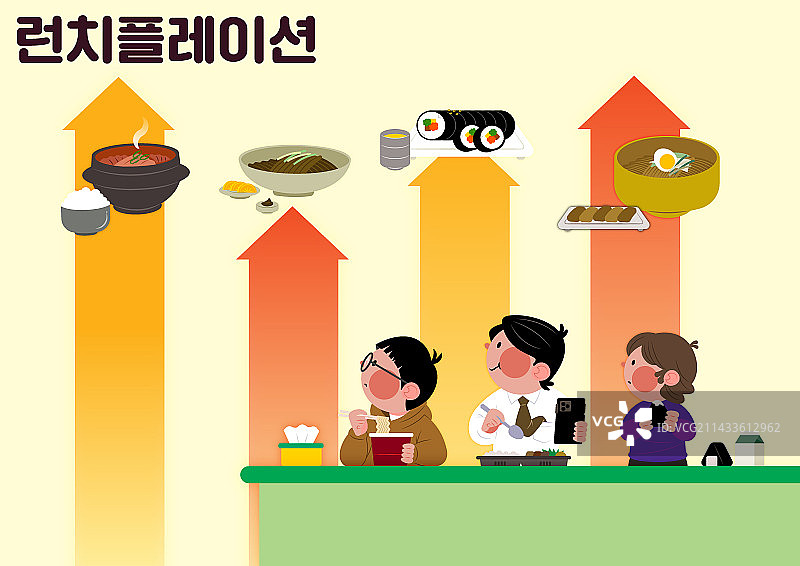 人们遭受经济危机，午餐价格上涨图片素材