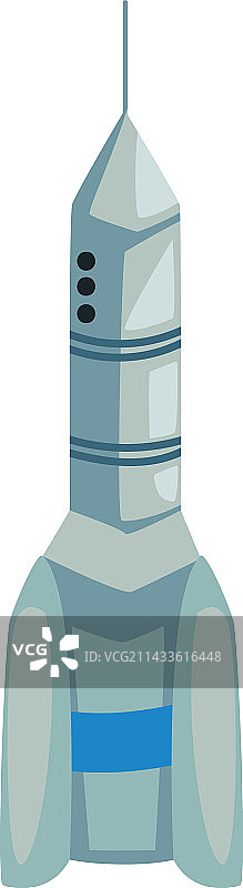 扁平风格火箭图片素材