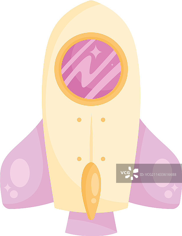 丁香和白色火箭图片素材