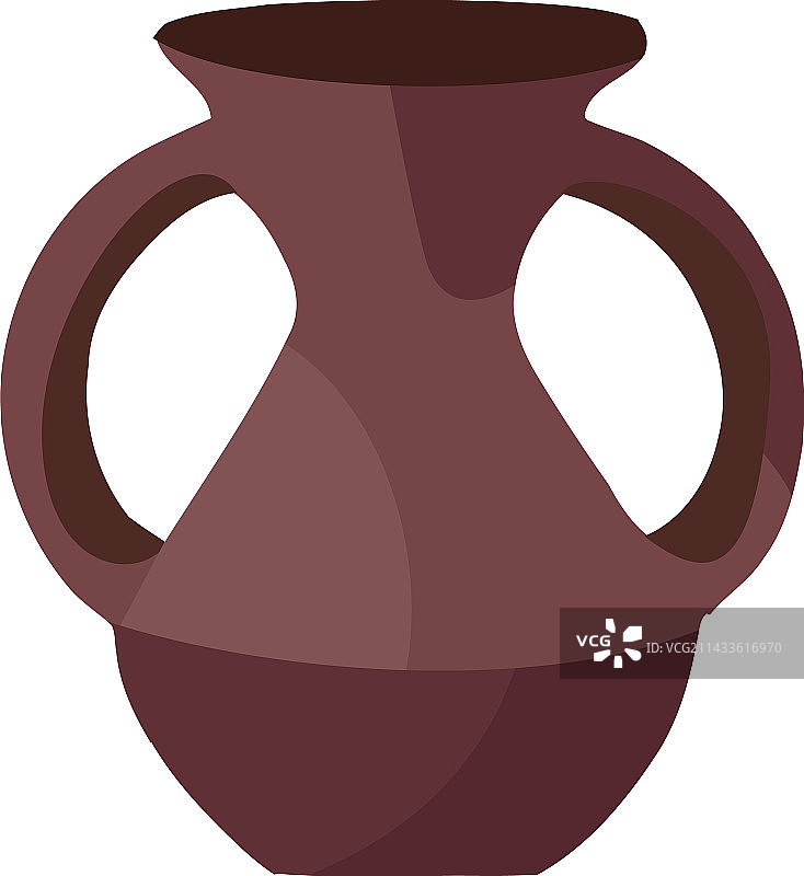 白色花瓶棕色图片素材