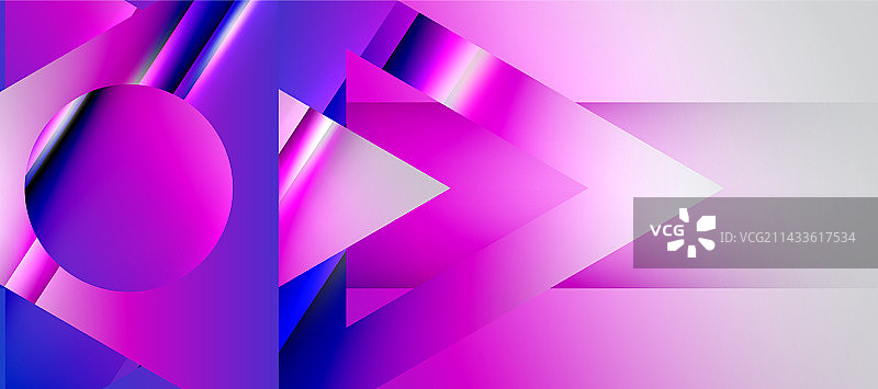 三角形抽象背景与闪亮和光泽图片素材