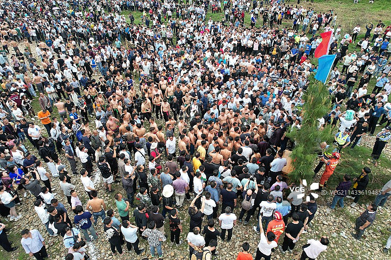 广西柳州三江富禄花炮节图片素材