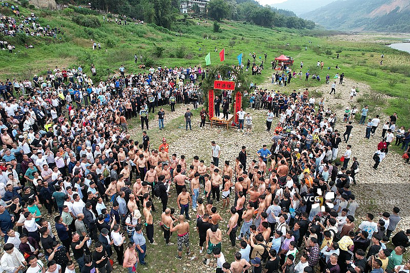 广西柳州三江富禄花炮节图片素材