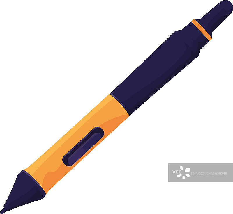 紫色钢笔图片素材