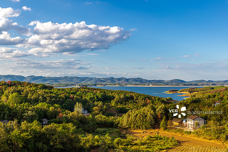 洈水库区风光图片素材