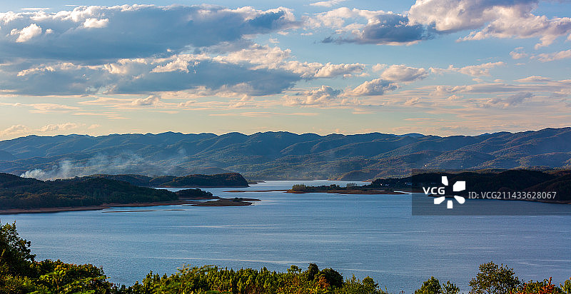 荆州市洈水桃花岛图片素材