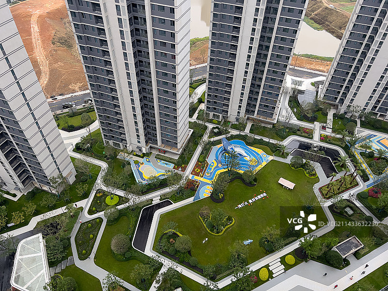 义乌翠湖湾新小区图片素材