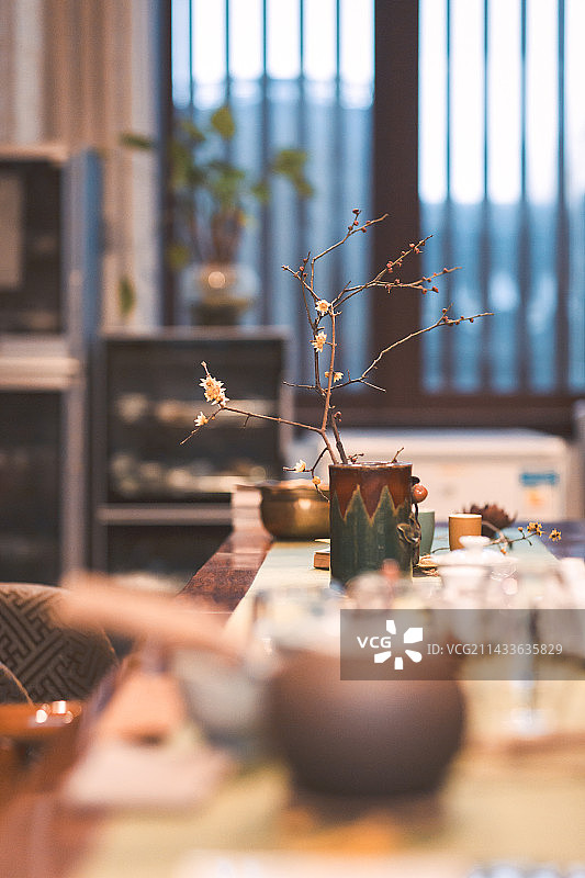 茶室里的精美差距图片素材