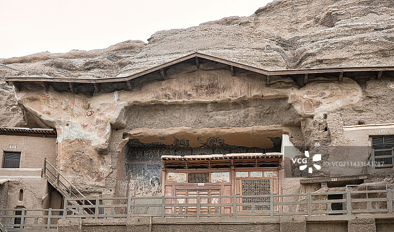 甘肃酒泉    敦煌莫高窟图片素材