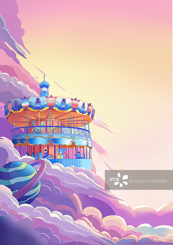 旋转木马图片素材