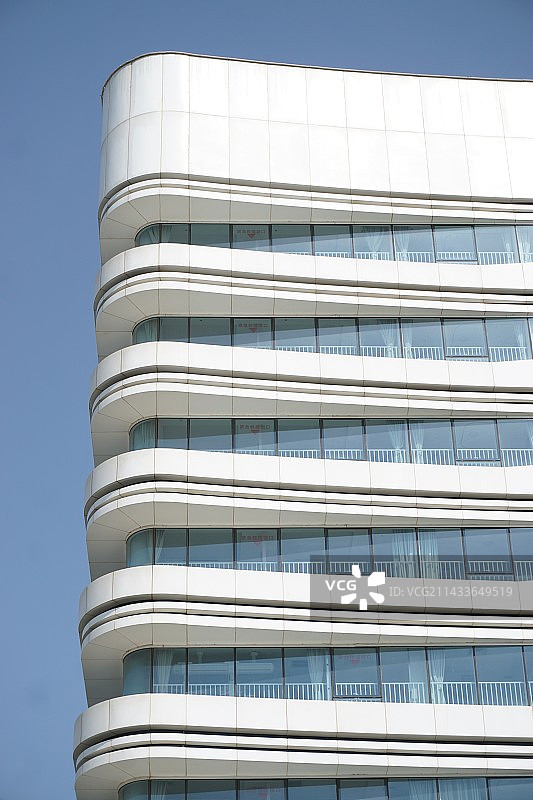 现代建筑仰天俯视图片素材