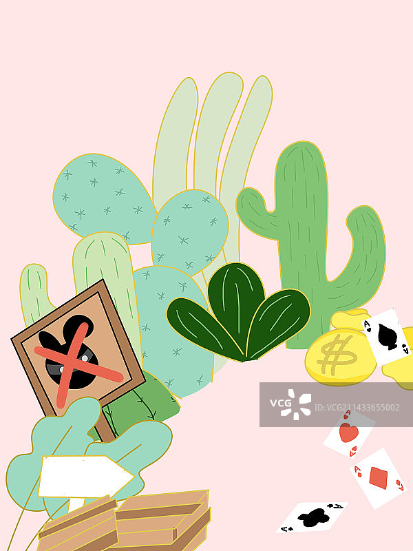 儿童节插画背景07图片素材