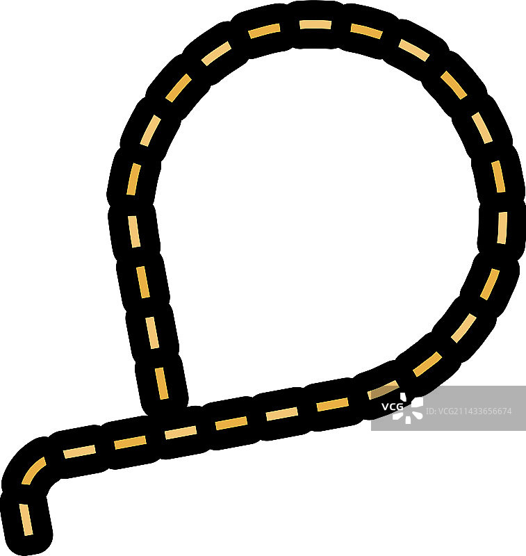 套索工具扁平图标图片素材