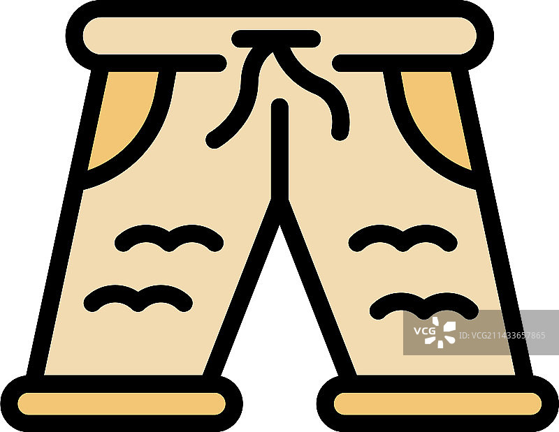 泳池布料扁平图标图片素材