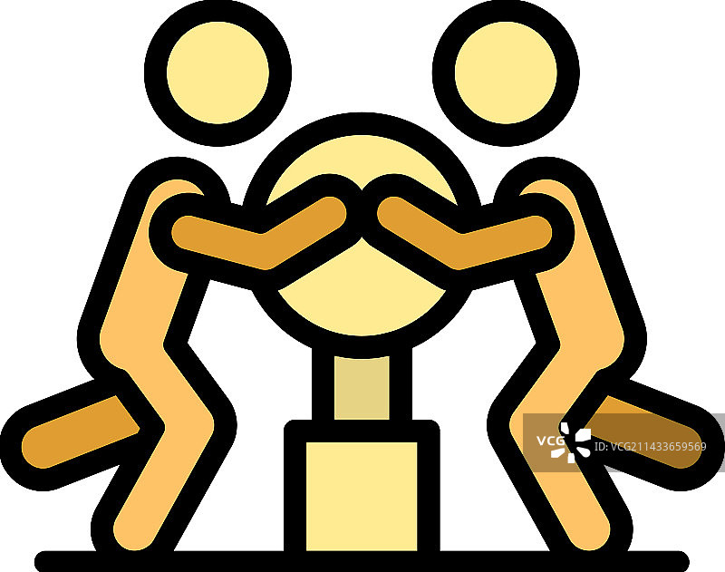 人力资源导师扁平化图标图片素材