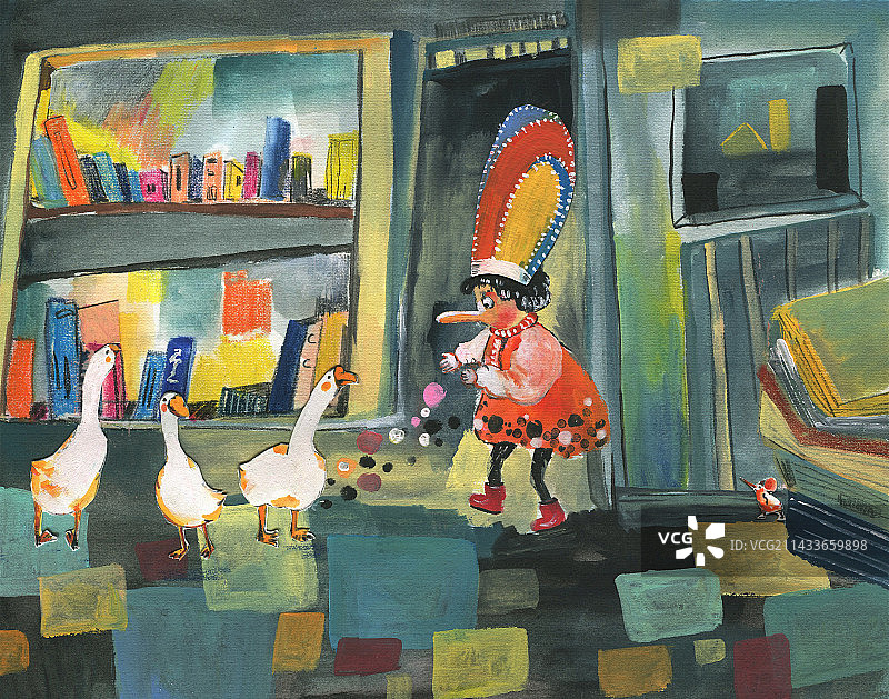 绘本涂鸦图片素材