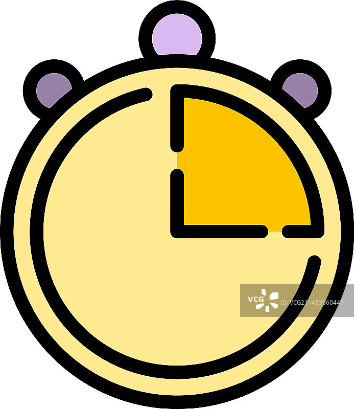 产品准时交付图标（扁平风格）图片素材