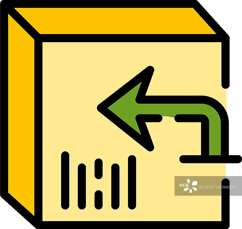 交易所盒子图标扁平图片素材