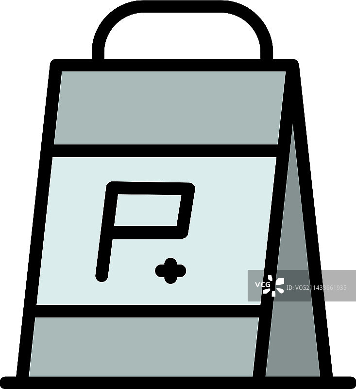 扁平风格蛋白质包装图标图片素材