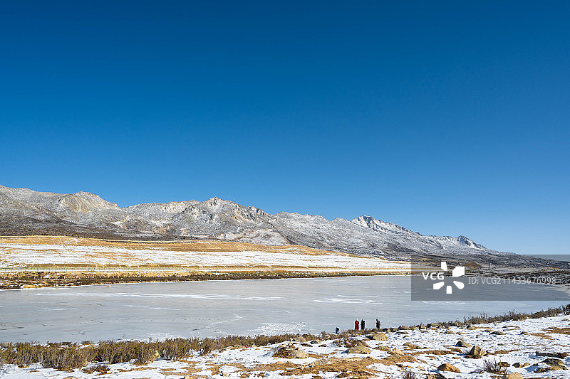 川西冷嘎措图片素材