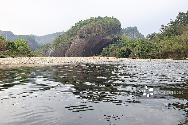 武夷山九曲溪漂流风景图片素材