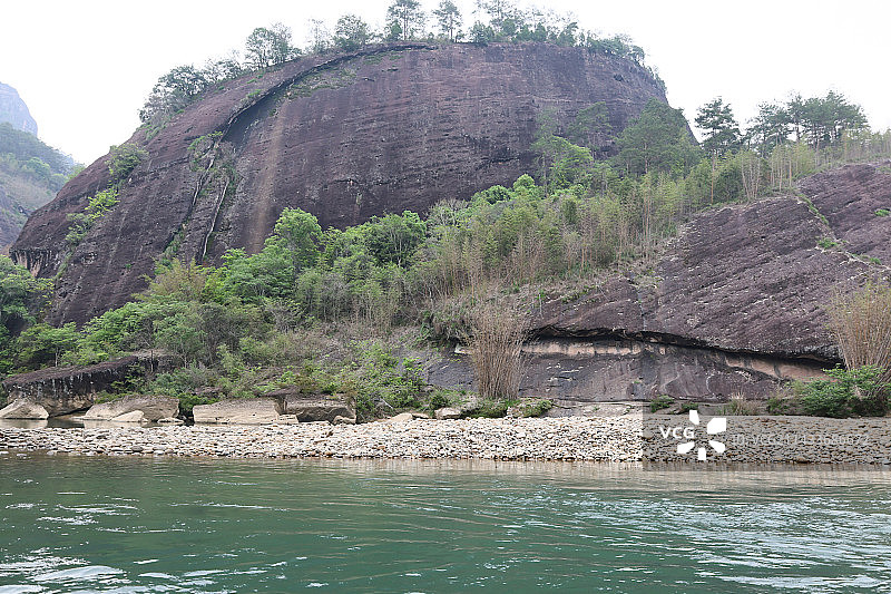 武夷山九曲溪漂流风景图片素材