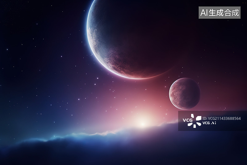 【AI数字艺术】太空图片素材
