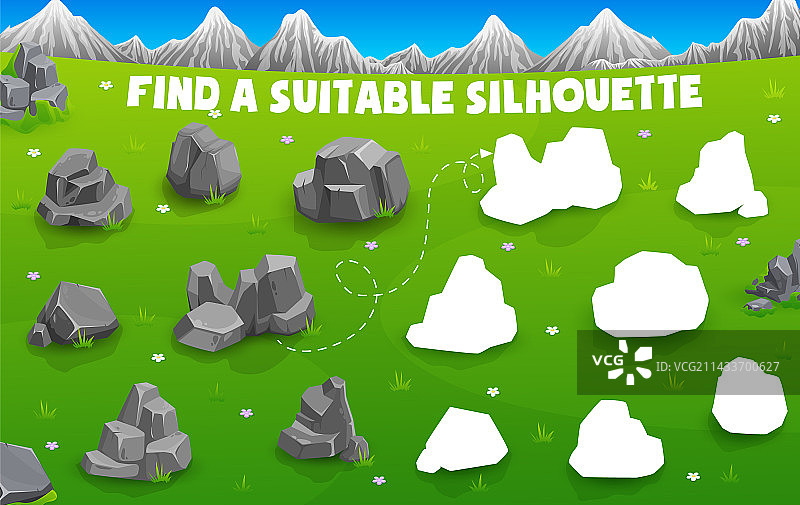 寻找合适的灰色岩石轮廓图片素材